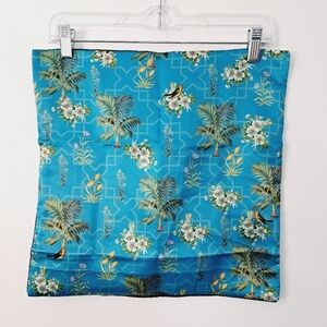 India Circus by Krsnaa Menta Set Of 2 Satin Almond Blossom Garden Pillow Sham